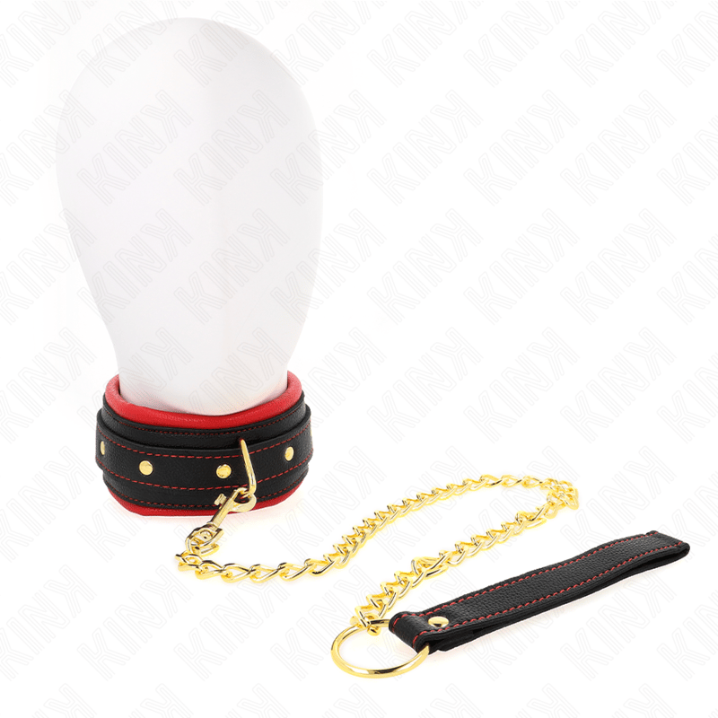 Kink – Halsband mit Stoffleine, verstellbar 33–48 cm