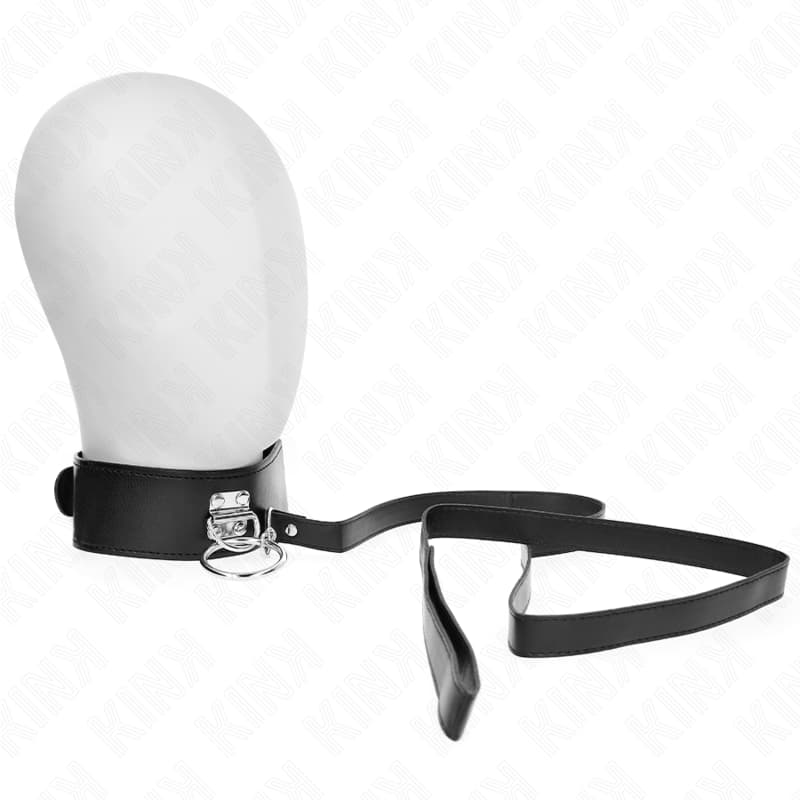 KINK Nietenleine mit Kunstlederband – Halsband mit Leine