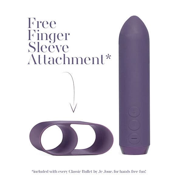 Je Joue Classic Bullet – Vibrator mit Fingerhülsenaufsatz
