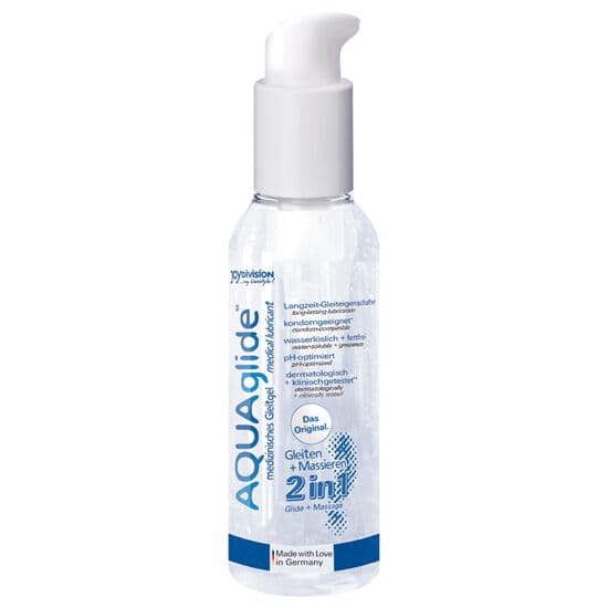 Joydivision Aquaglide – Gleit- und Massagegel 2 in 1, 125 ml