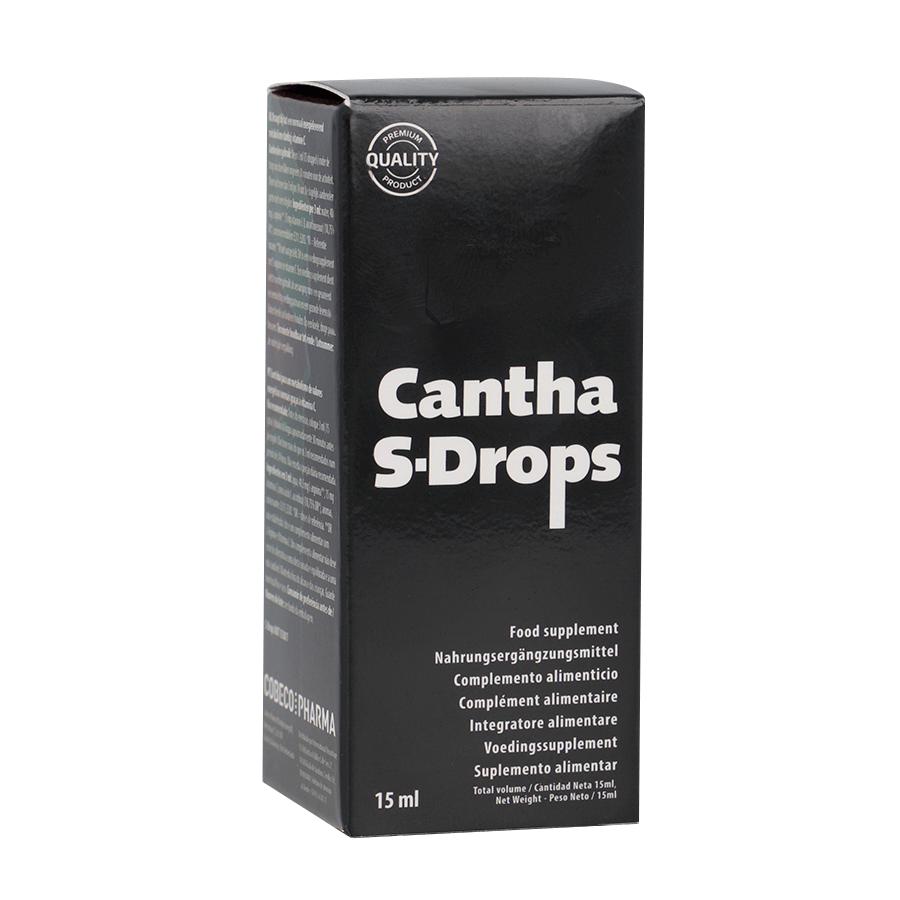 Cobeco Cantha S-Drops – Energietropfen mit L-Arginin und Vitamin C