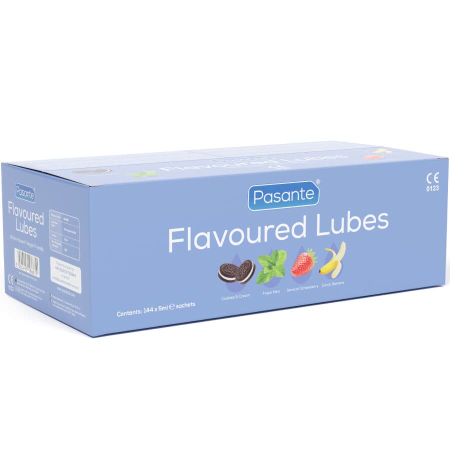 Pasante – Geschmacks-Gleitgel Sortimentsbox, 144 x 5 ml
