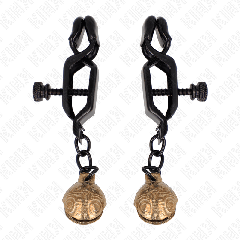 Kink Bell Jaw – Nippelklemmen mit Glöckchen, 7 cm