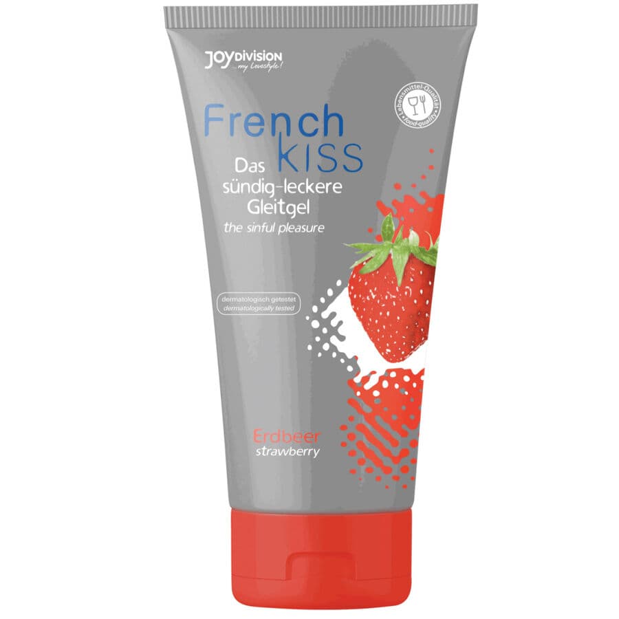 JoyDivision French Kiss Erdbeere – Oralsex-Gel, 75 ml