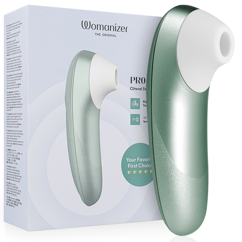 Womanizer Pro Vibrant – Klitoral-Stimulator, Salbeigrün