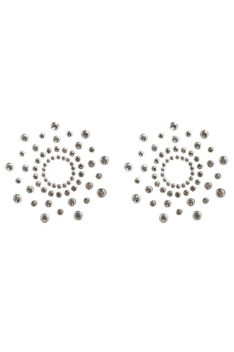 Be Lily – Nippelsticker mit transparenten Strasssteinen