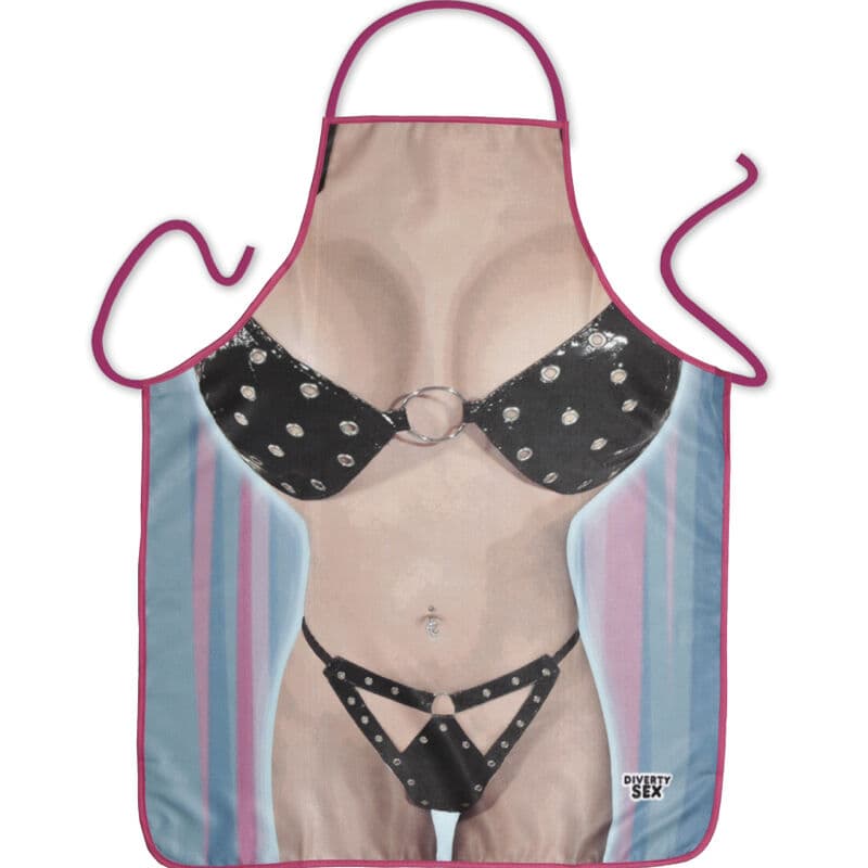 Diverty Sex Diablo Picante Bikini – Partyschürze für Damen