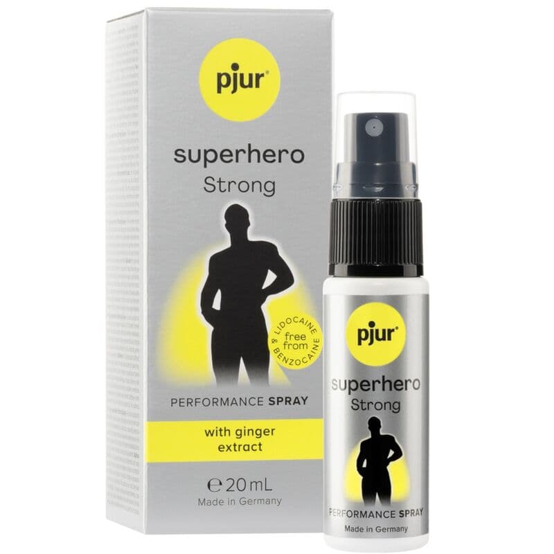 Pjur Superhero Strong – Verzögerungsspray mit Ingwer, 20 ml