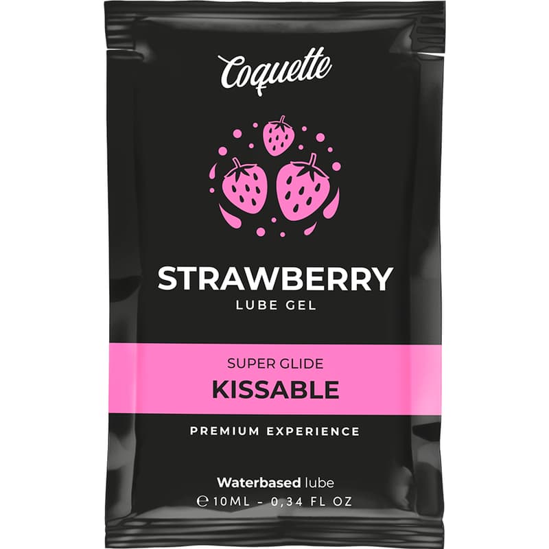 Coquette Chic Desire Kissable Pocket – Gleitgel mit Erdbeere-Geschmack