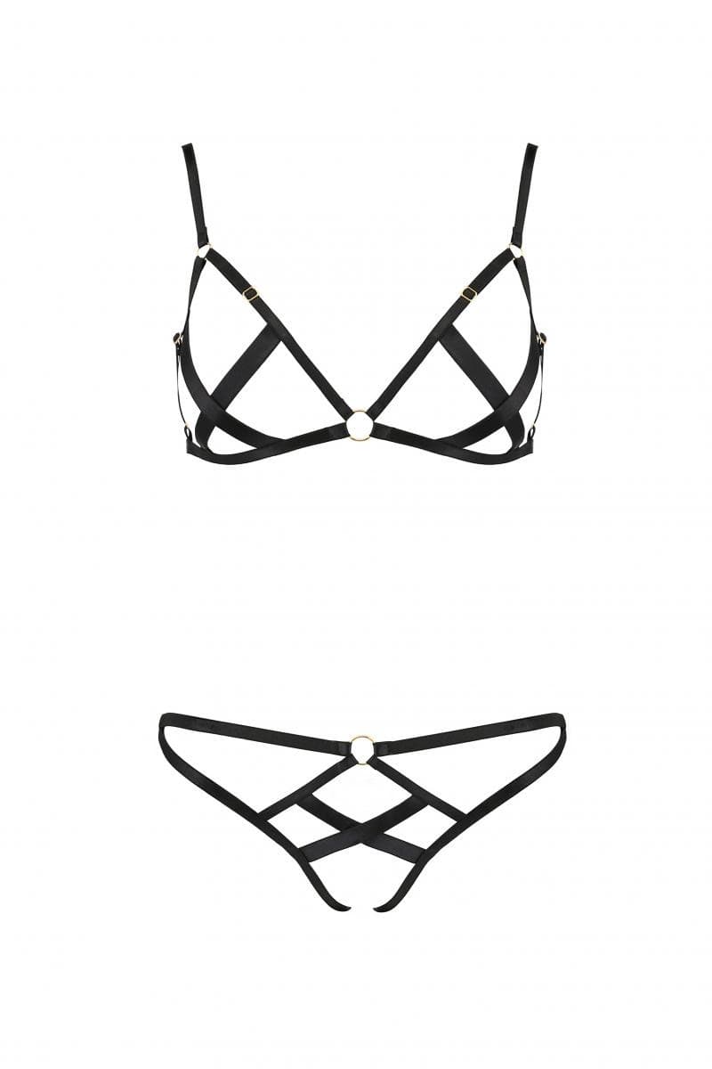 Passion Nicky – Dessous-Set aus BH und Straps-Tanga