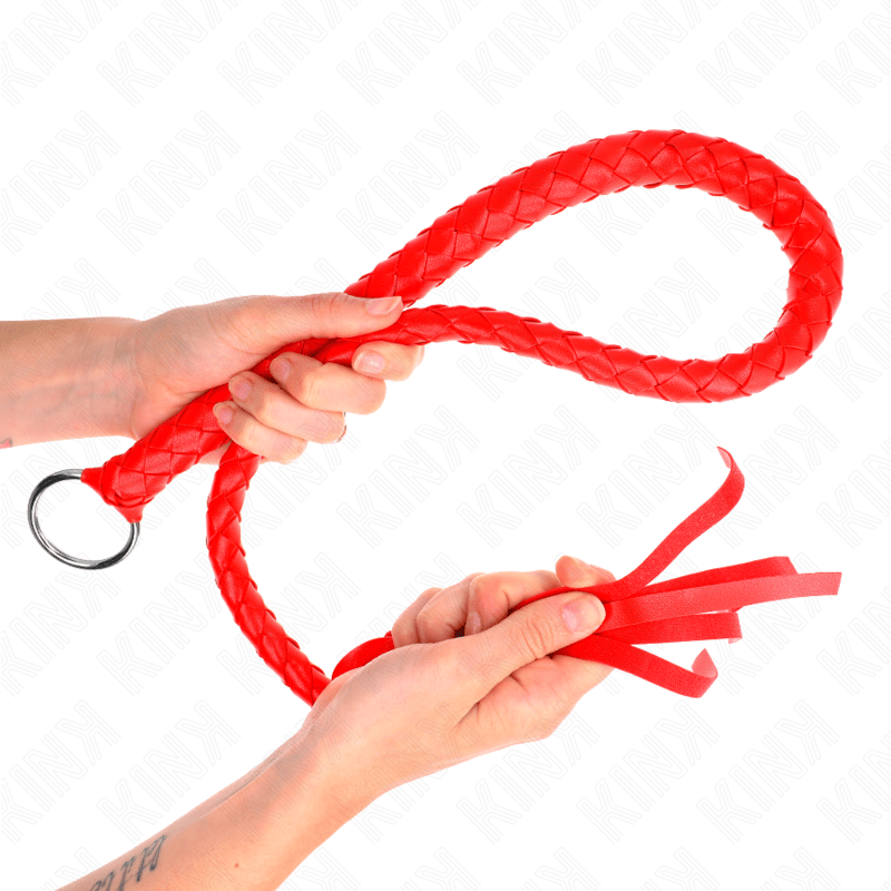 Kink – Schlangenpeitsche mit Handring, 65 cm