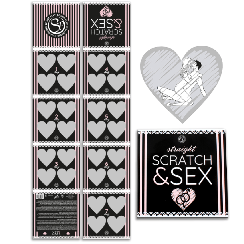 SecretPlay Scratch & Sex Hetero – Rubbelspiel für Paare