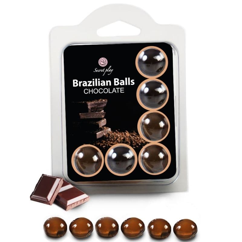 Secret Play Brazilian Balls – 6er-Set Massagekugeln mit Geschmack
