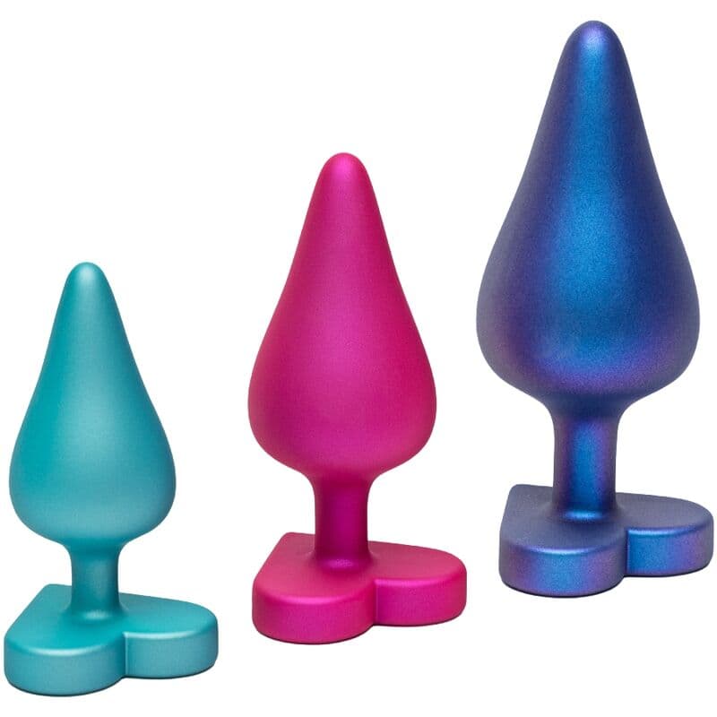 ROMP Luster – Anal-Trainingsset S/M/L mit herzförmiger Basis