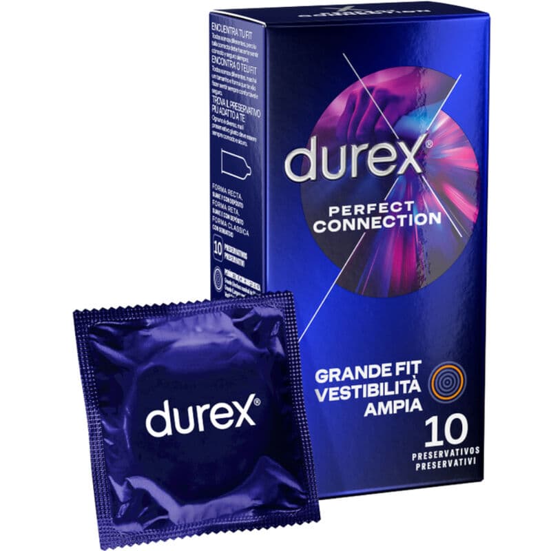 Durex Perfect Connection – Kondome mit extra Silikon-Gleitfilm