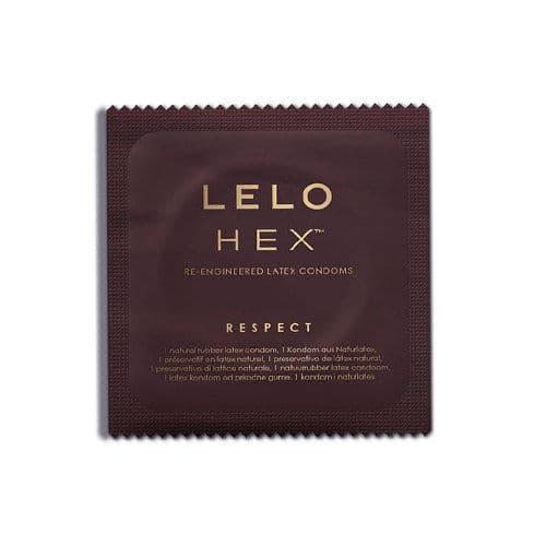 LELO HEX Respect XL – Kondome mit Wabenstruktur, 5,8 cm breit – 3 Stück, Ansicht 5