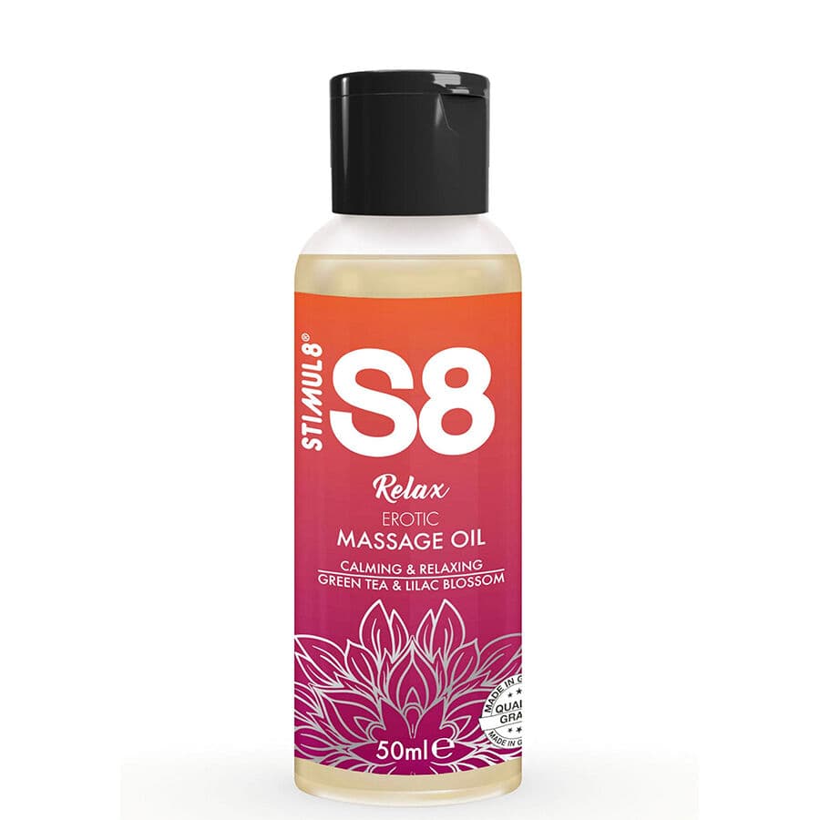 Stimul8 S8 Relax Erotisches Massageöl Grüner Tee – Massageöl