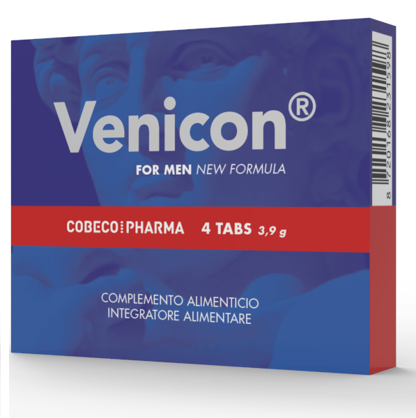Cobeco Venicon – Nahrungsergänzung für Männer, 4 Tabletten