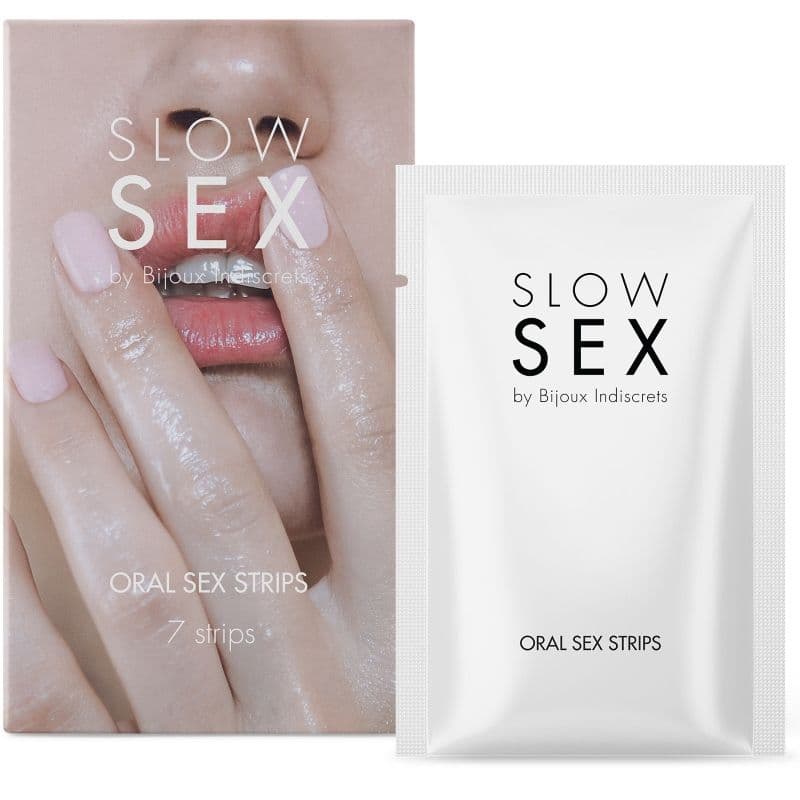 Bijoux Indiscrets Slow Sex – Oral Sex Strips mit Minzgeschmack