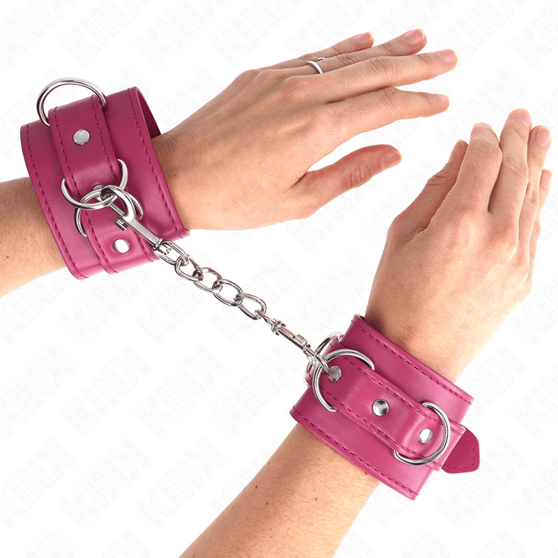 Kink Handgelenkfesseln mit 3 D-Ringen – verstellbar 17,5–25 cm