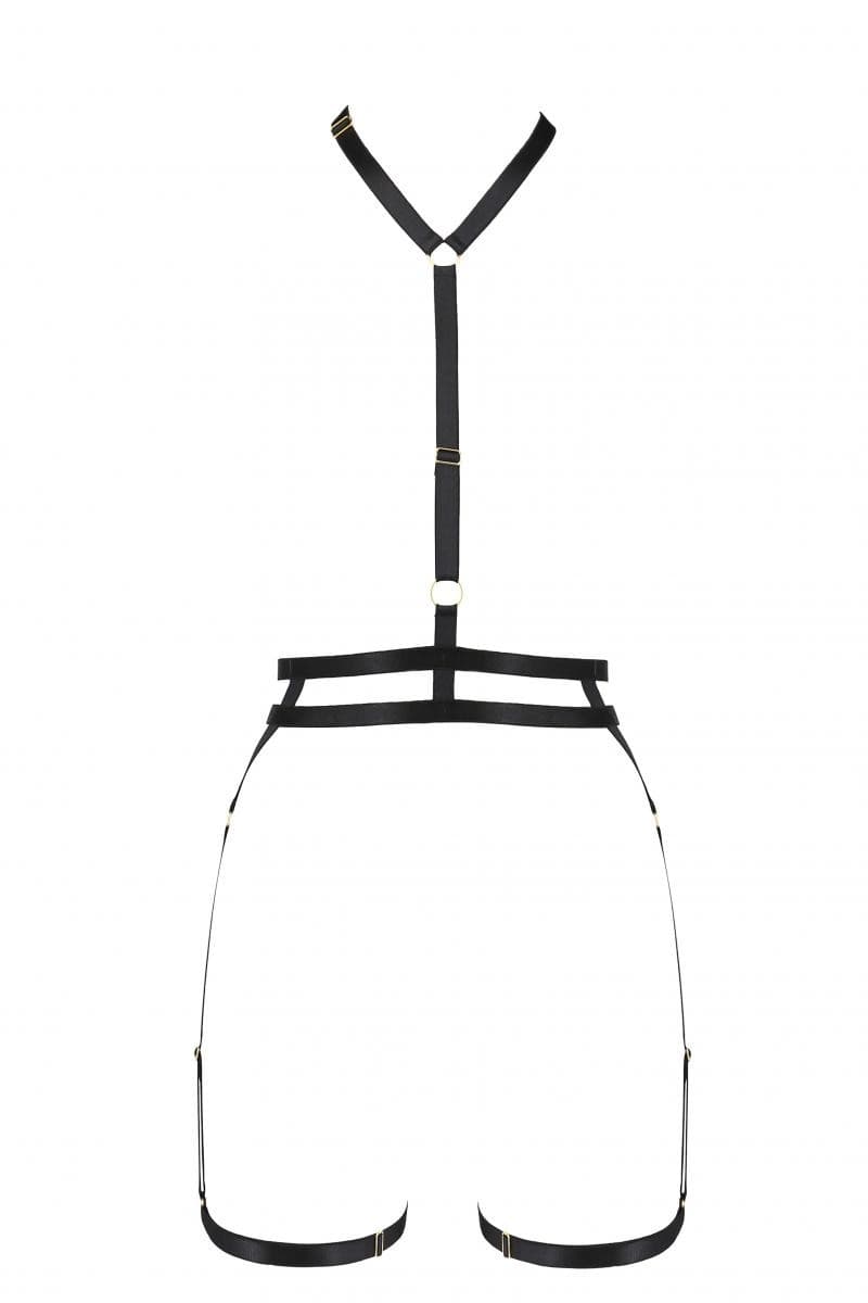 Passion Denira – 2-in-1-Set aus Halsband und Strumpfgürtel
