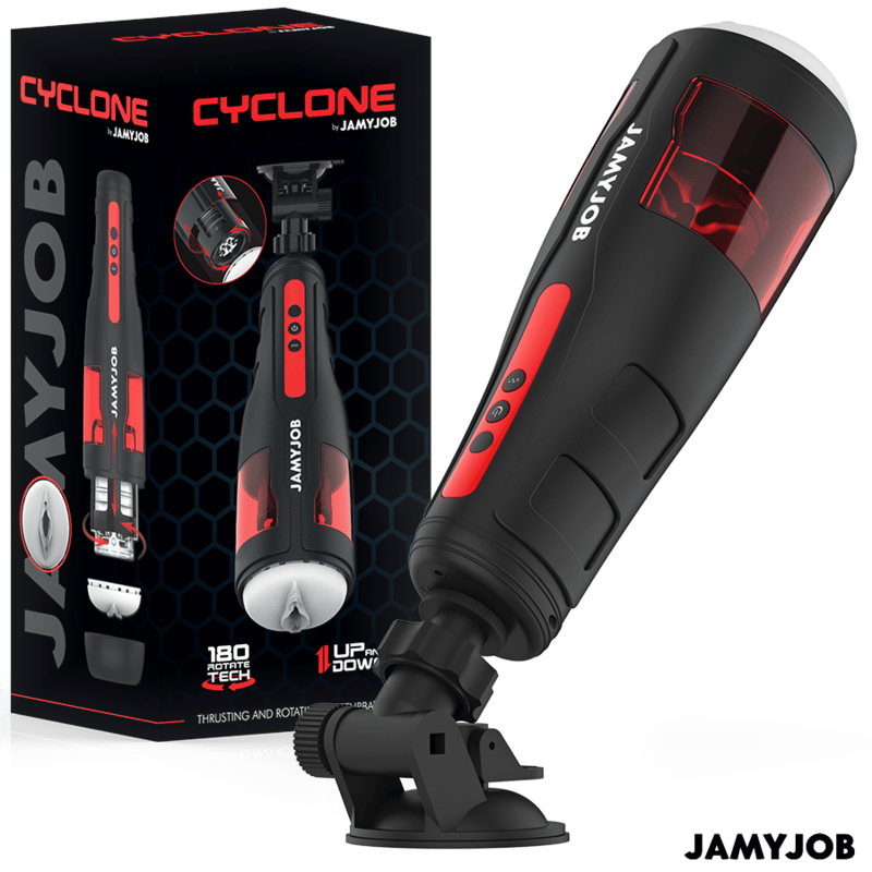 Jamyjob Cyclone – automatischer Masturbator mit Rotation