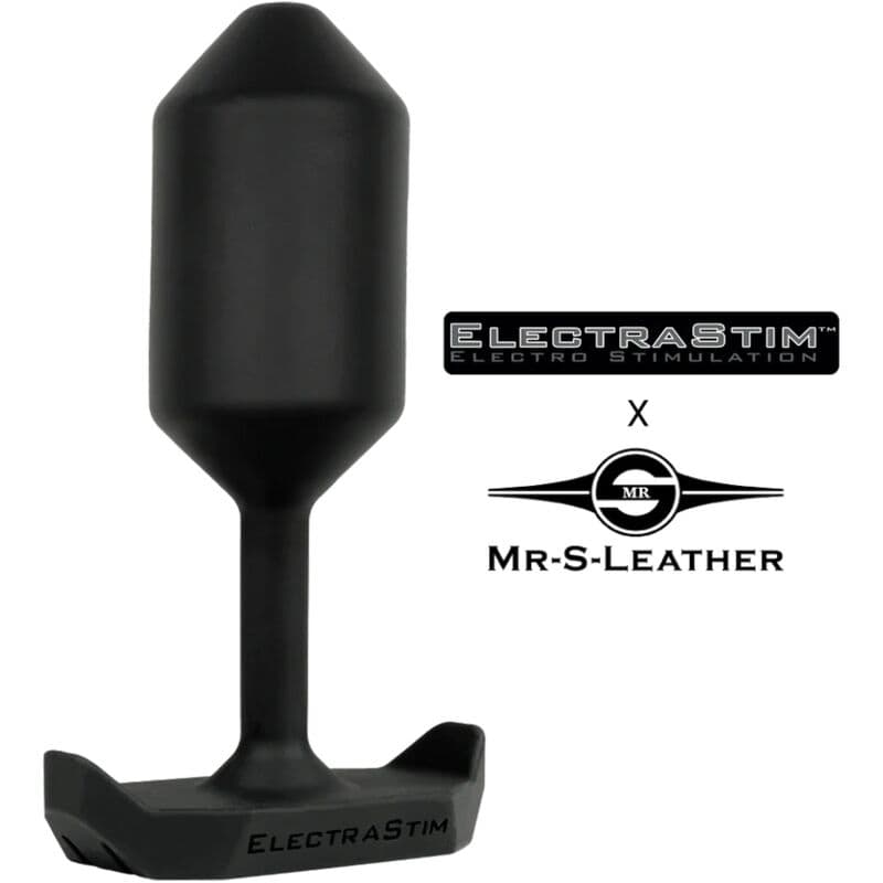 ElectraStim Mr S Leather – Elektro-Analplug aus leitfähigem Silikon