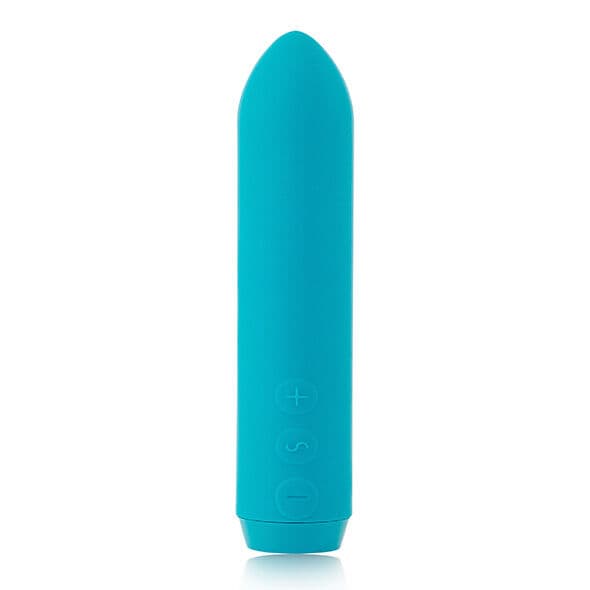 Je Joue Classic Bullet – Kugelvibrator in Türkis mit Fingerhülle