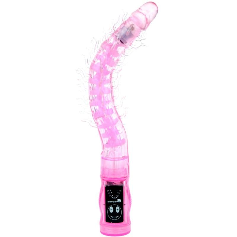 Baile Thorn – biegsamer Klassik-Vibrator mit geripptem Schaft – Rosa, Ansicht 3