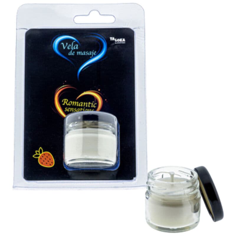 Taloka – Massagekerze mit Duft – Erdbeere / Standard, Ansicht 2