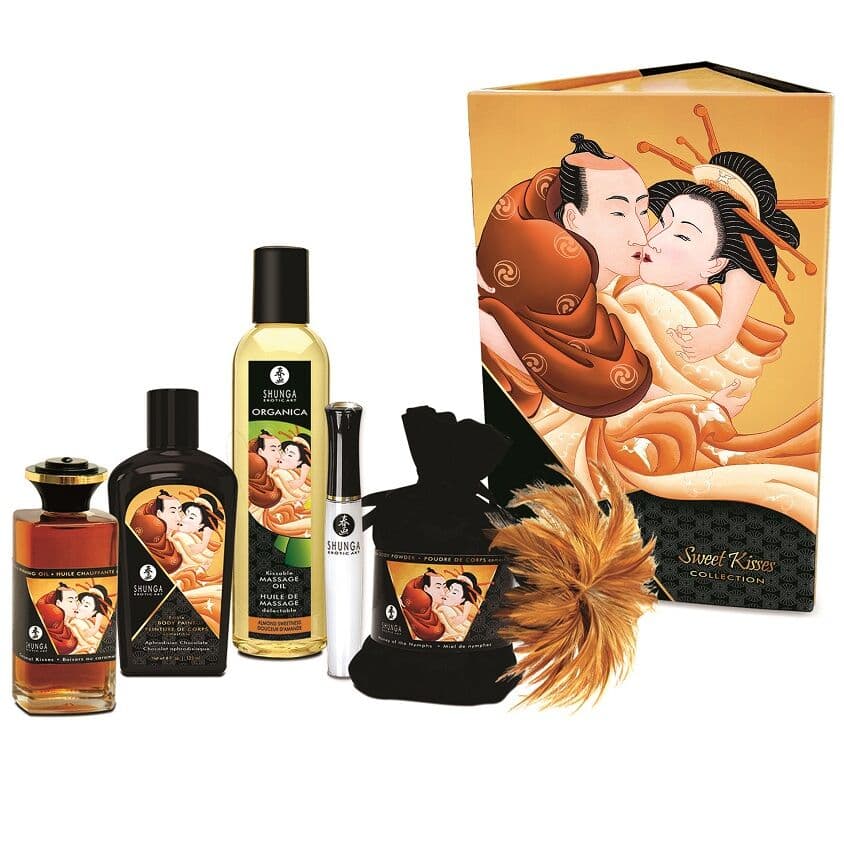 Shunga Sweet Kisses Collection – Massageset mit Schokoladengeschmack
