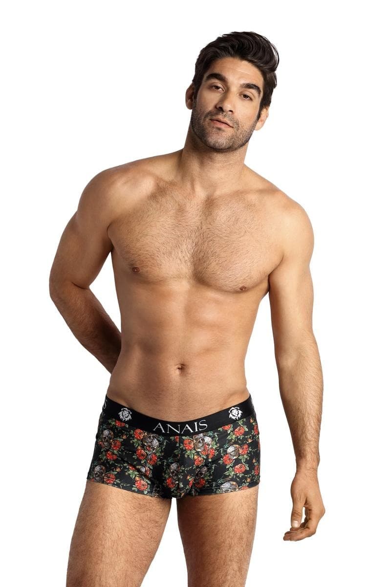 Anais for Men Power – Boxershorts mit Flower-Skull-Print