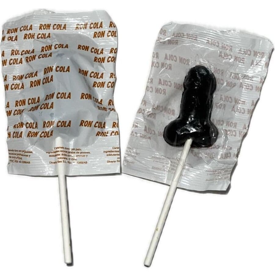Diablo Goloso Rum-Cola – Einzelner Penis-Lollipop