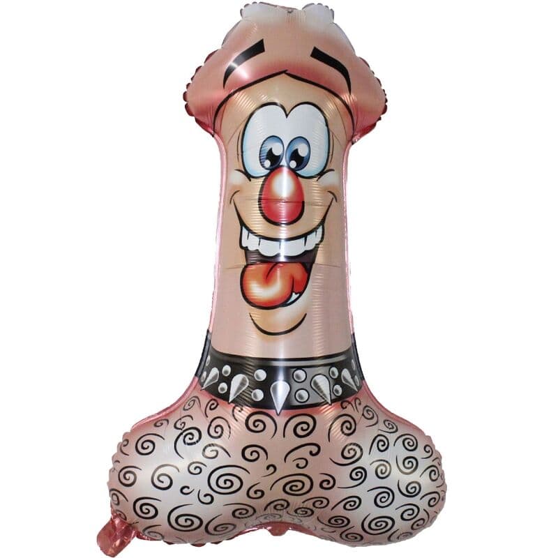 Diablo Picante – Partyballon in Penisform im Sado-Design, 90 cm