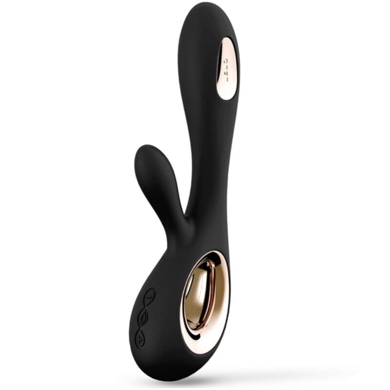 Lelo Soraya Wave – Rabbit-Vibrator mit WaveMotion, Schwarz