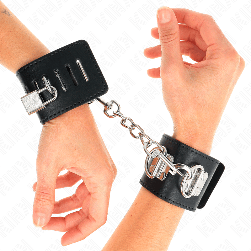 Kink – Multiposition-Handgelenkfesseln mit Vorhängeschloss