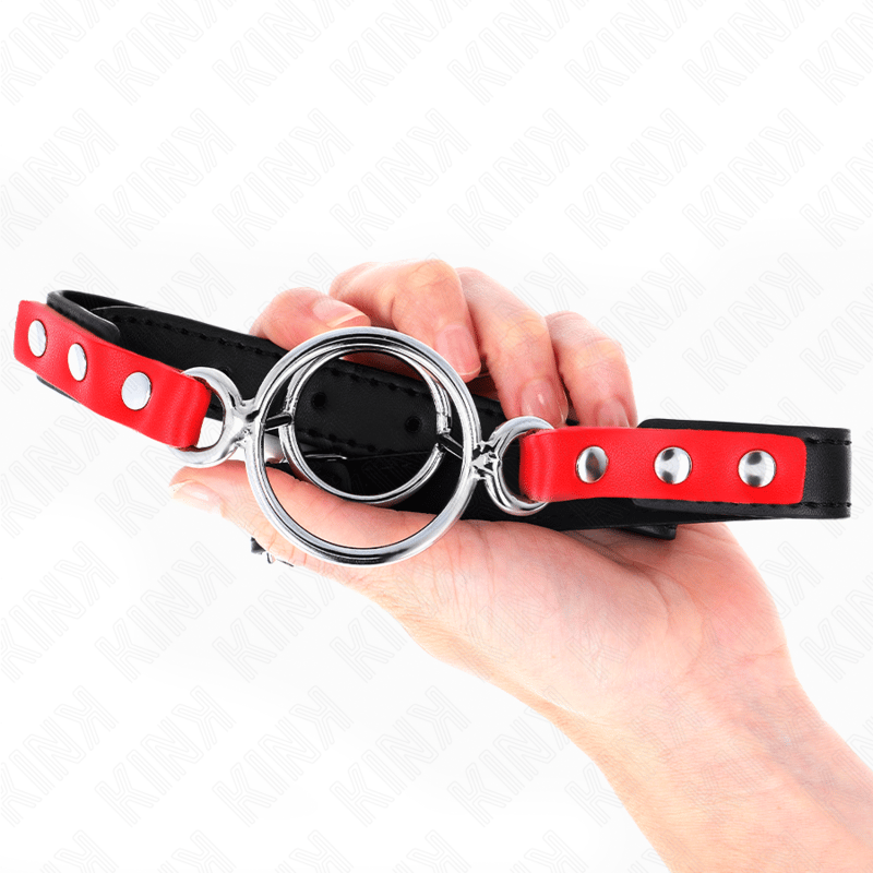 Kink – Knebel mit mehreren O-Ringen, rot, 4 und 4,8 cm
