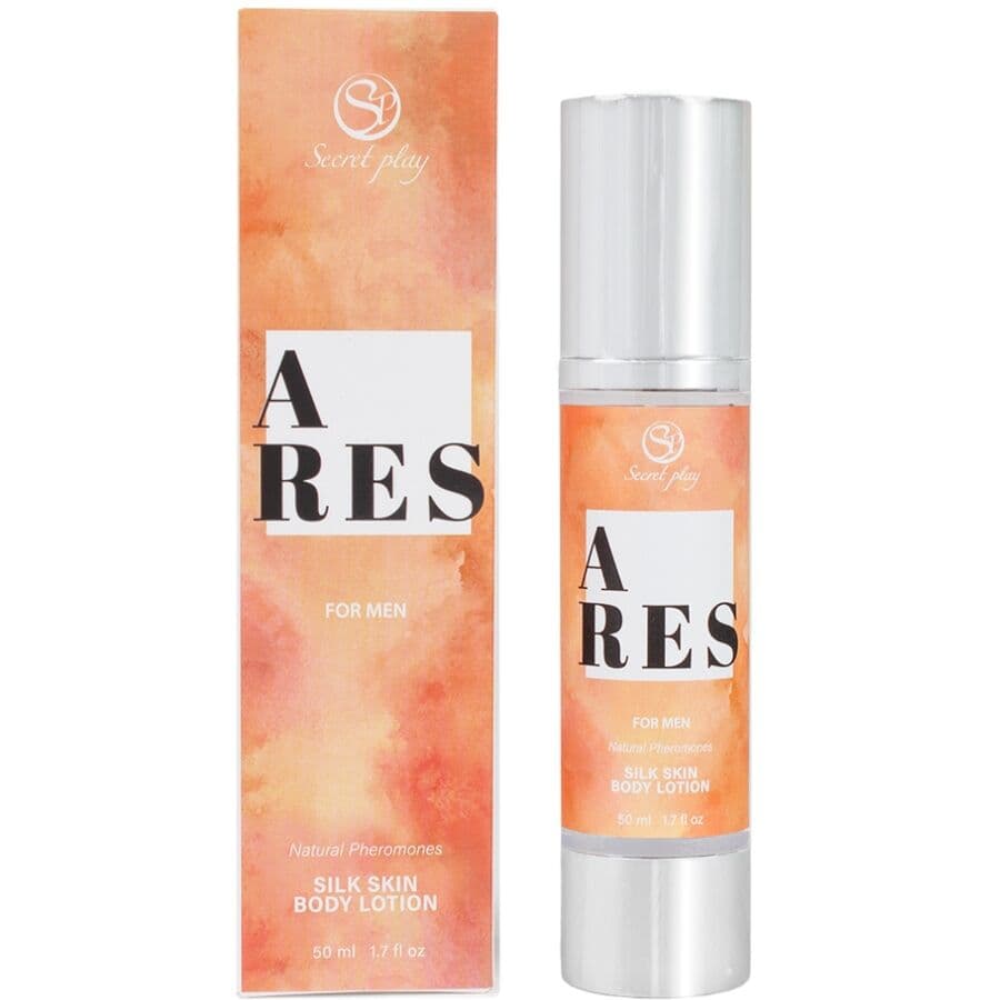 SecretPlay Ares – Seidenhaut-Körperlotion für Männer, 50 ml