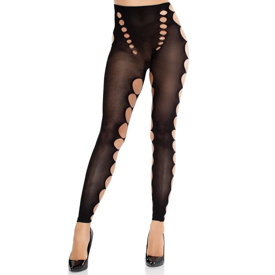 Leg Avenue Strümpfe – nahtlos, blickdicht, mit Cut-outs