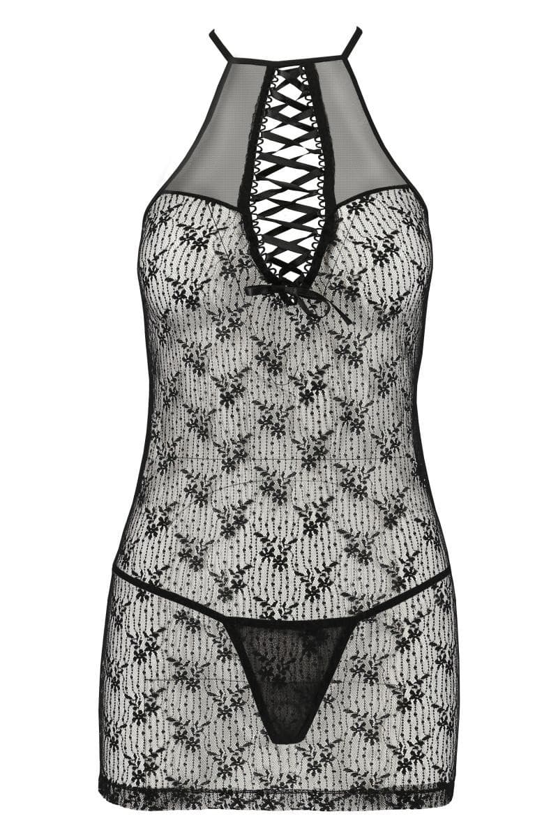 Passion Erotic Collection Chemise – mit vorderer Schnürung