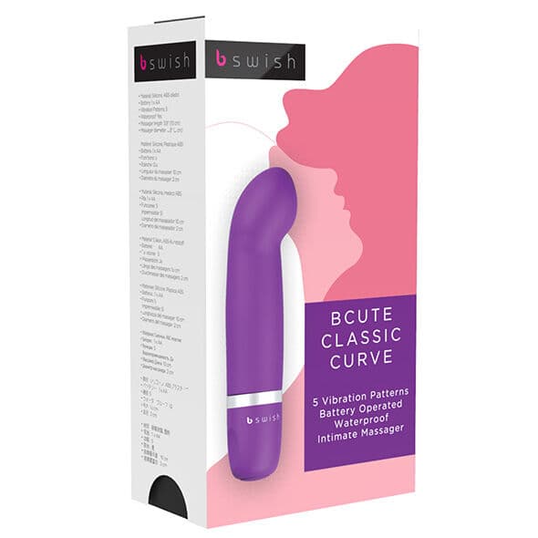 B Swish Bcute Classic Curve – G-Punkt-Vibrator für Einsteiger, Flieder