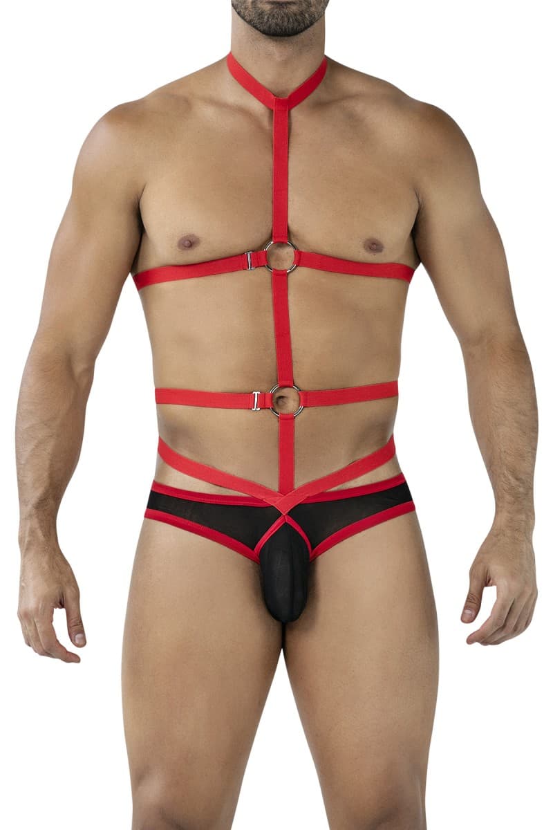 Cut4Men – Body-Harness mit Metallelementen