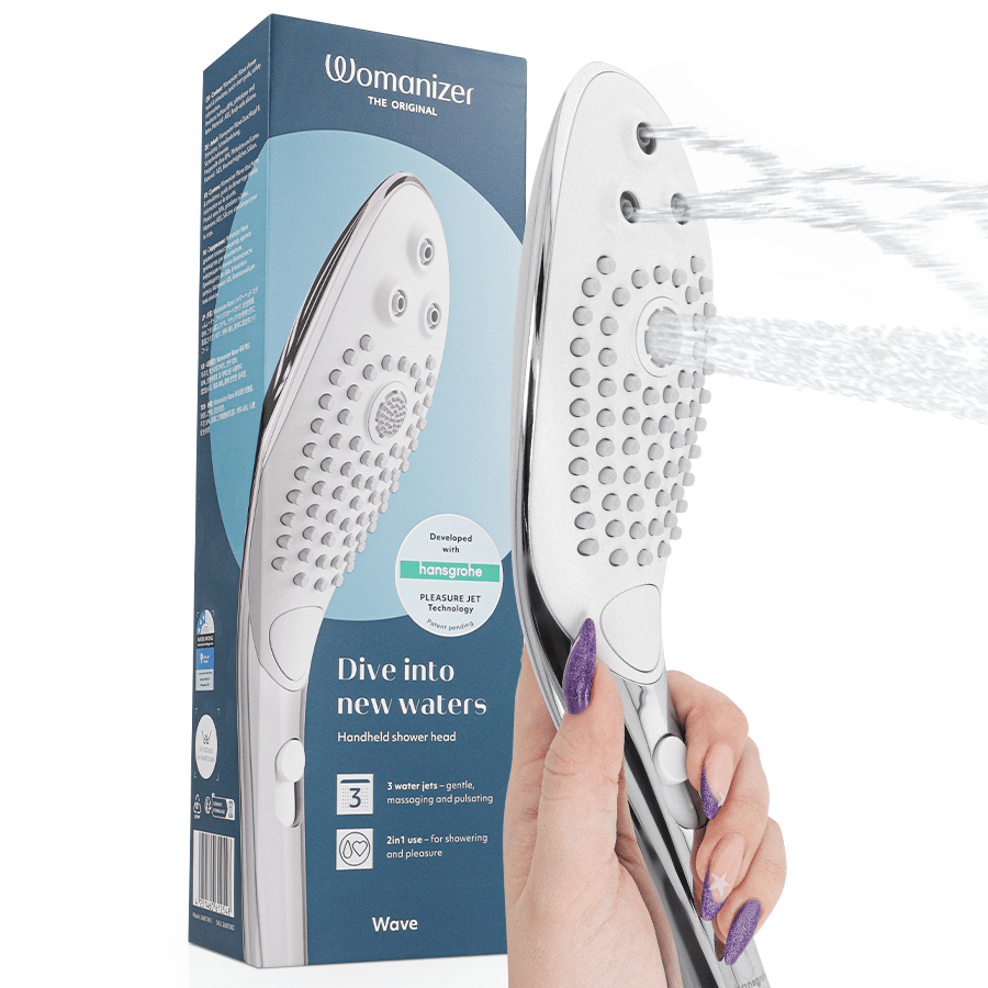 Womanizer Wave – klitoralstimulierender Duschkopf – Chrom, Ansicht 15