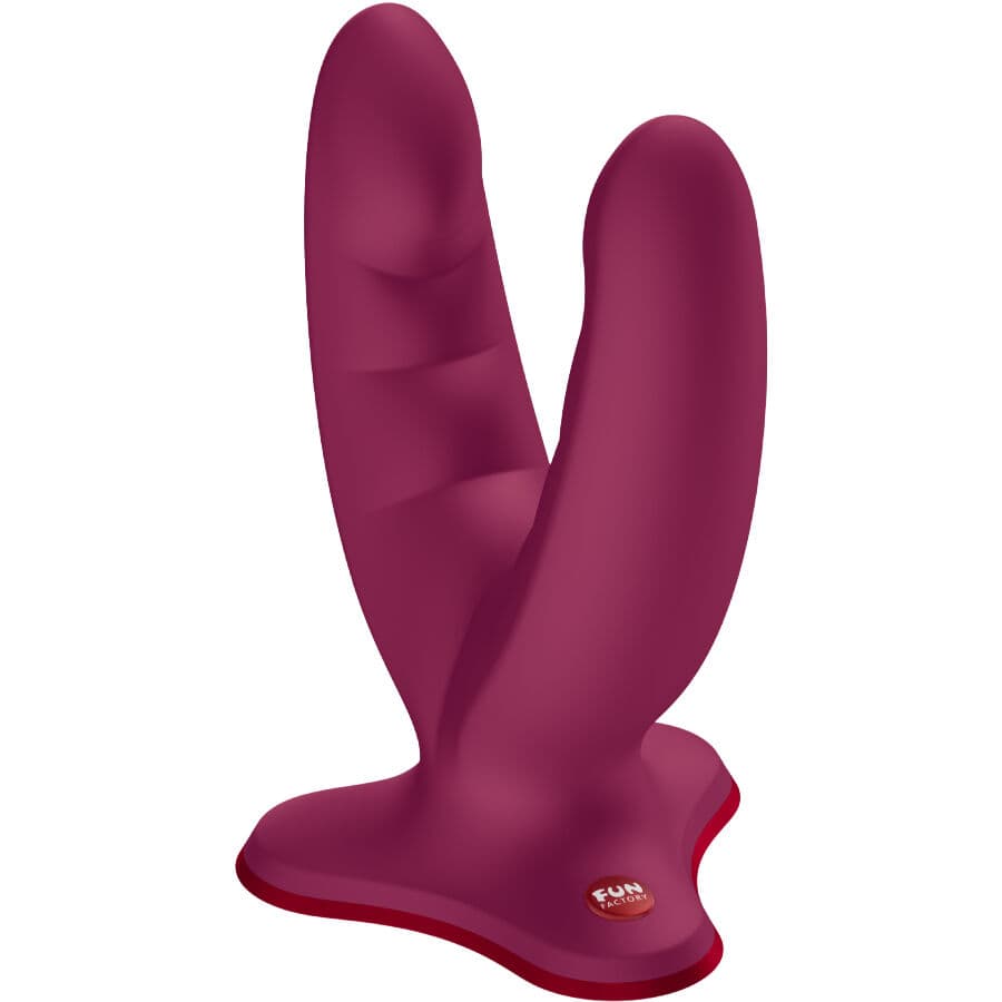 Fun Factory Ryde – Grinding-Dildo für klitorale, vaginale und anale Stimulation, Wine Red
