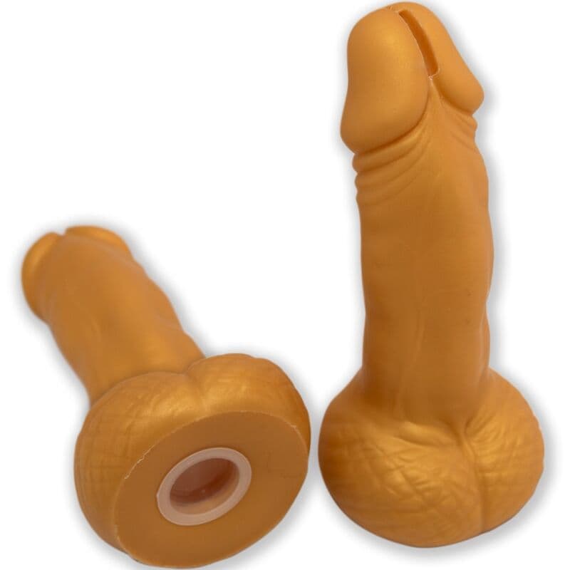 Diablo Picante – Sparschwein in Penisform, 22,5 cm, Gold