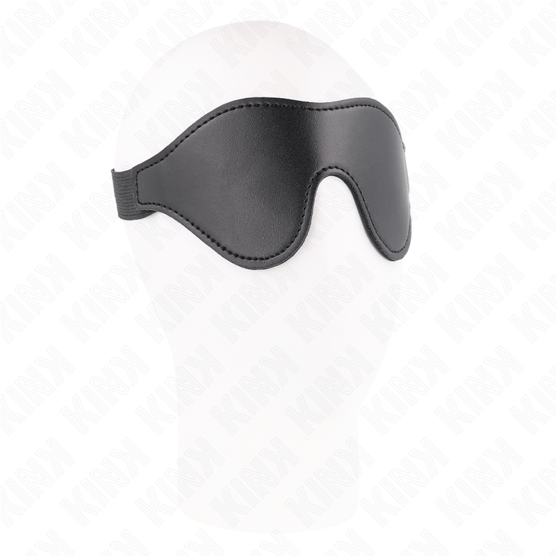 Kink – Augenbinde aus Kunstleder mit elastischem Band, 21 x 8 cm