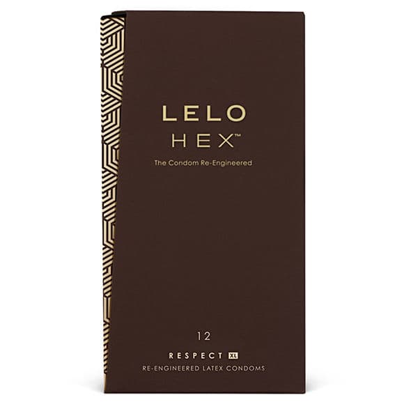 LELO HEX Respect XL – Kondome mit Wabenstruktur, 5,8 cm breit