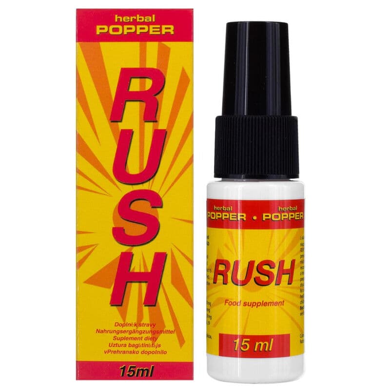 Cobeco Rush Herbal Popper Spray – Energetikum, 15 ml
