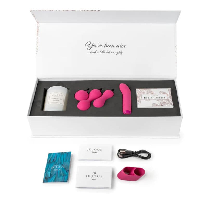 Je Joue Nice and Naughty – Geschenkset mit G-Punkt-Vibrator