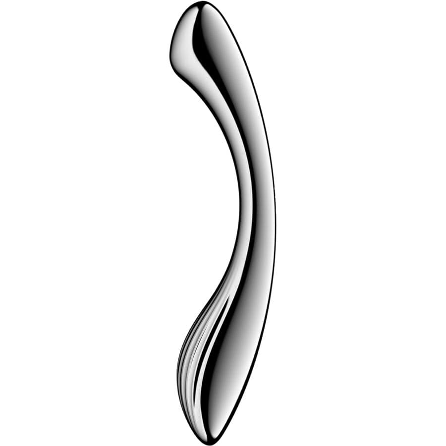 Satisfyer Pure Gravity 1 – G-Punkt- und Klitoris-Dildo aus Edelstahl